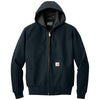 Carhartt Men's Dark Navy Thermal-Lined Duck Active Jacket