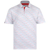 Swannies Golf Men's Red Multi Carlson Polo