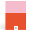 Papier Pink/Red Colorblock Calendar Year Planner