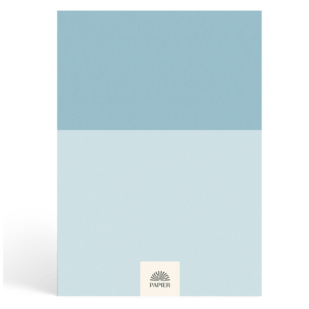 Papier Blue/Light Blue Colorblock Gratitude Journal