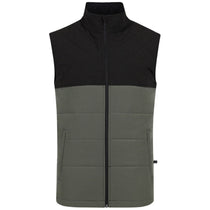 Swannies Golf Men's Black/Olive Green Cruz Vest