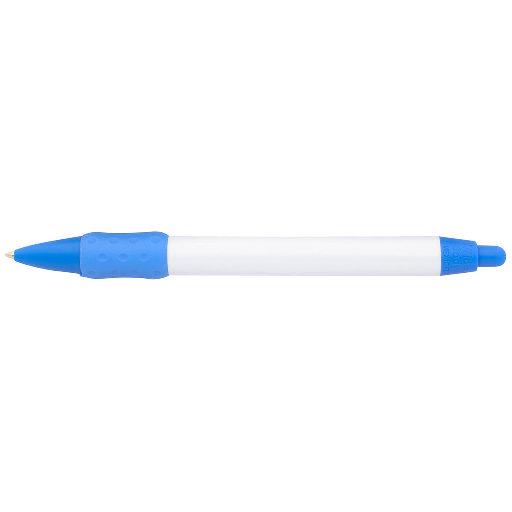 Koozie Group Blue Digital Widebody Uni-Color Grip Pen