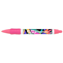 Koozie Group Pink Digital Widebody Uni-Color Grip Pen