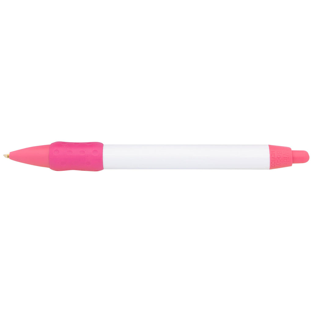 Koozie Group Pink Digital Widebody Uni-Color Grip Pen