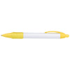 Koozie Group Yellow Digital Widebody Uni-Color Grip Pen