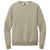 District Men's Heathered Latte Perfect Weight Fleece Crew