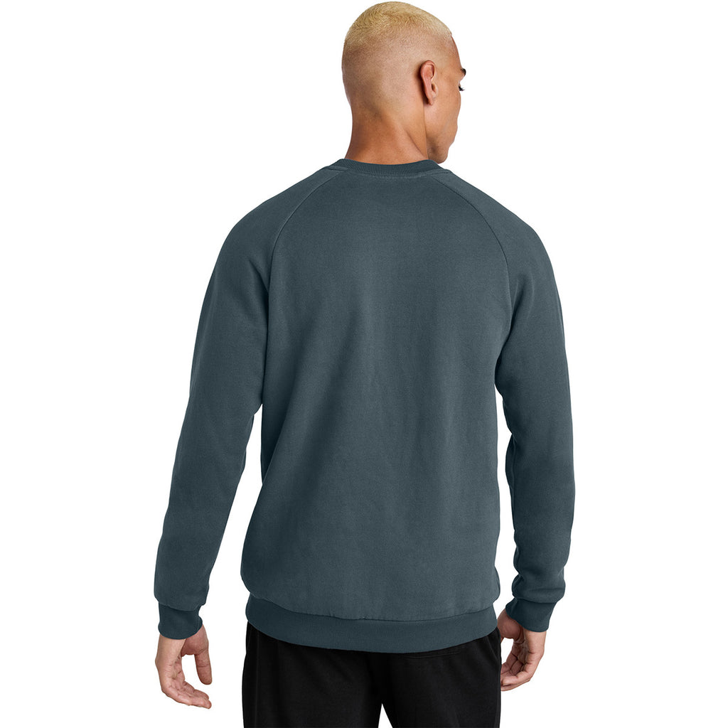 District Men's Deep Steel Blue Cloud Fleece Crew