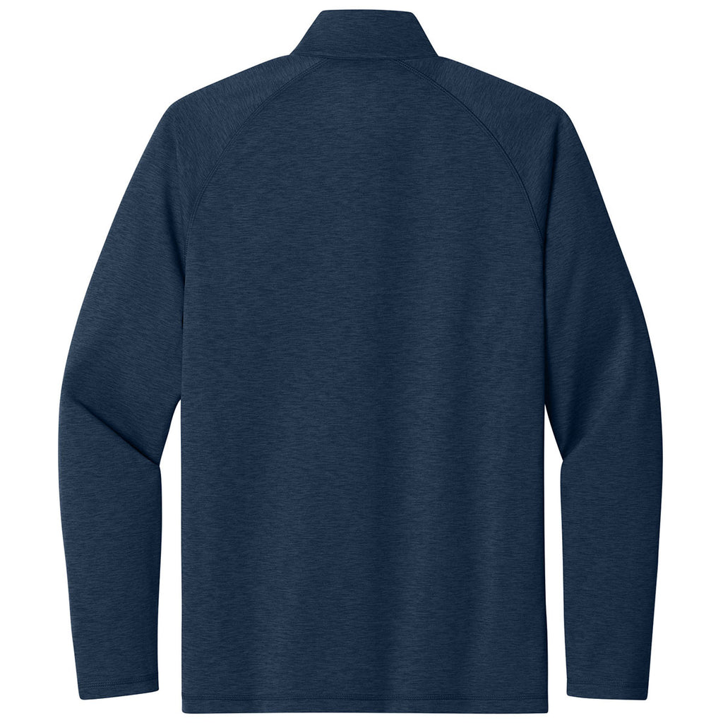 Eddie Bauer Men's River Blue Navy Heather Adventurer 1/4-Zip