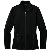Eddie Bauer Women's Black Dash Full-Zip Fleece Jacket