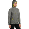Eddie Bauer Women's Metal Grey/Grey Steel/Citron Sport Hooded Full-Zip Fleece Jacket