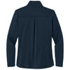 Eddie Bauer Women's River Blue Navy Smooth Mid Layer Fleece Full-Zip