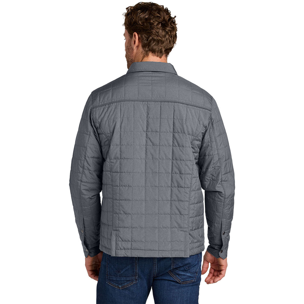 Eddie Bauer Men's Charcoal Grey Heather Shirt Jacket