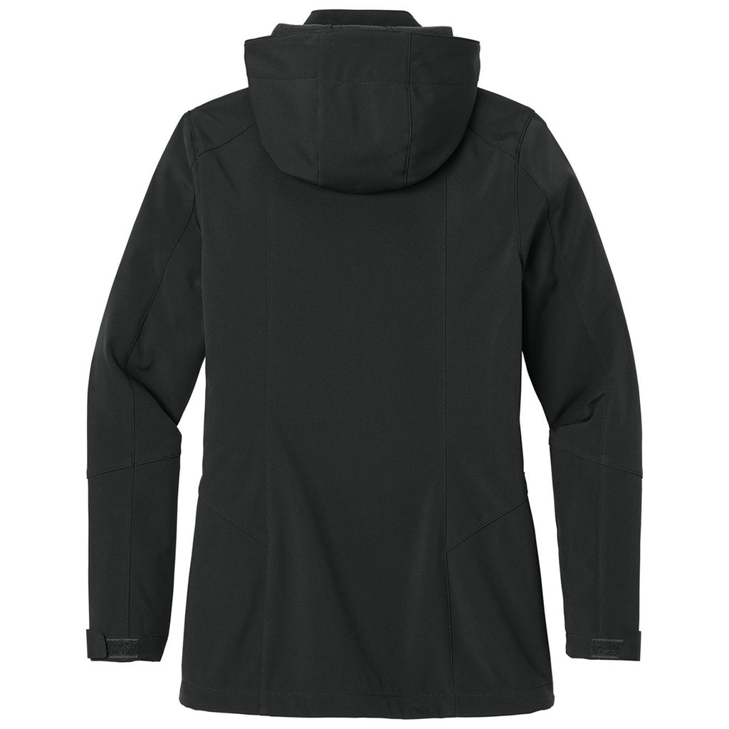 Eddie Bauer Women's Black Hooded Softshell Parka