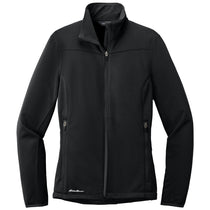 Eddie Bauer Women's Black Weather-Resist Softshell Jacket
