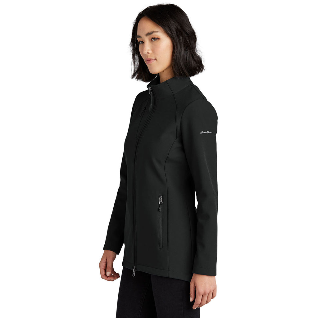 Eddie Bauer Women's Deep Black Stretch Soft Shell Jacket