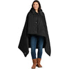 Eddie Bauer Black Puffy Camp Poncho