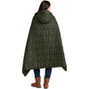 Eddie Bauer Olive Green Puffy Camp Poncho