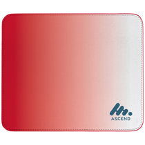 Pop Promos Red Fade Vegan Leather Mousepad