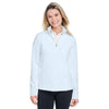 Fairway & Greene Women's Dream/White Wells Quarter-Zip Tech Pullover