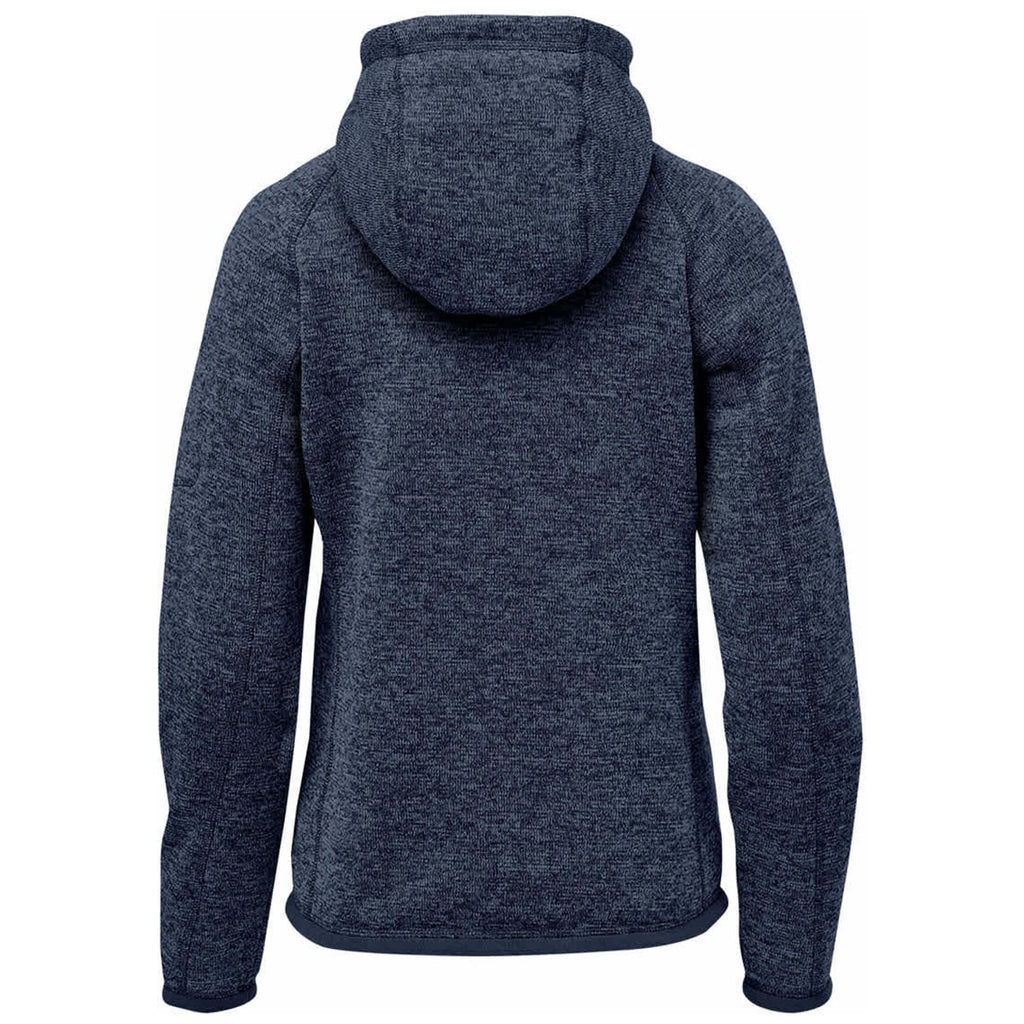 Stormtech Women's Navy Heather Avalante Full Zip Fleece Hoody