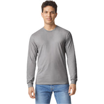 Gildan Unisex Cement Softstyle CVC Long Sleeve T-Shirt