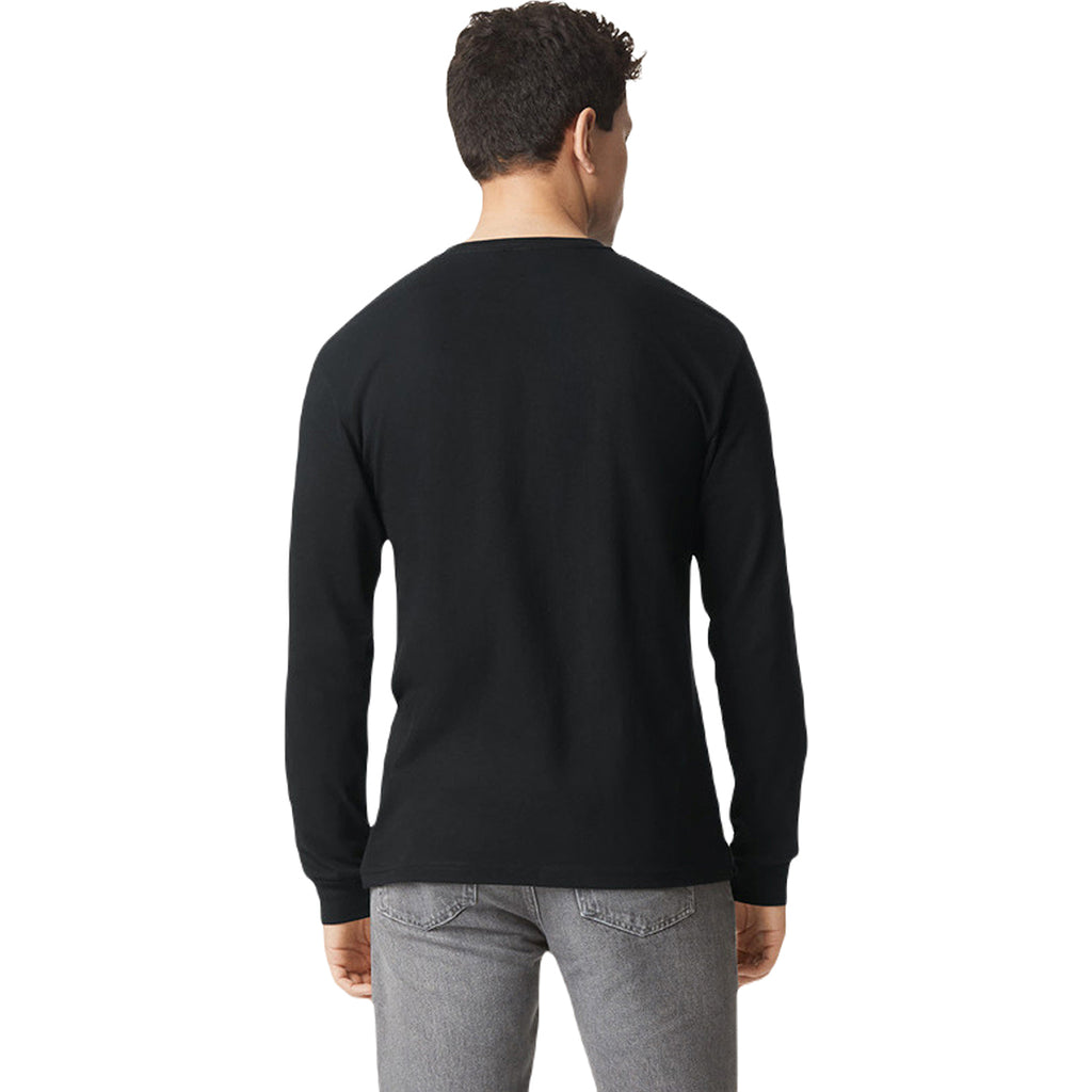 Gildan Unisex Pitch Black Softstyle CVC Long Sleeve T-Shirt