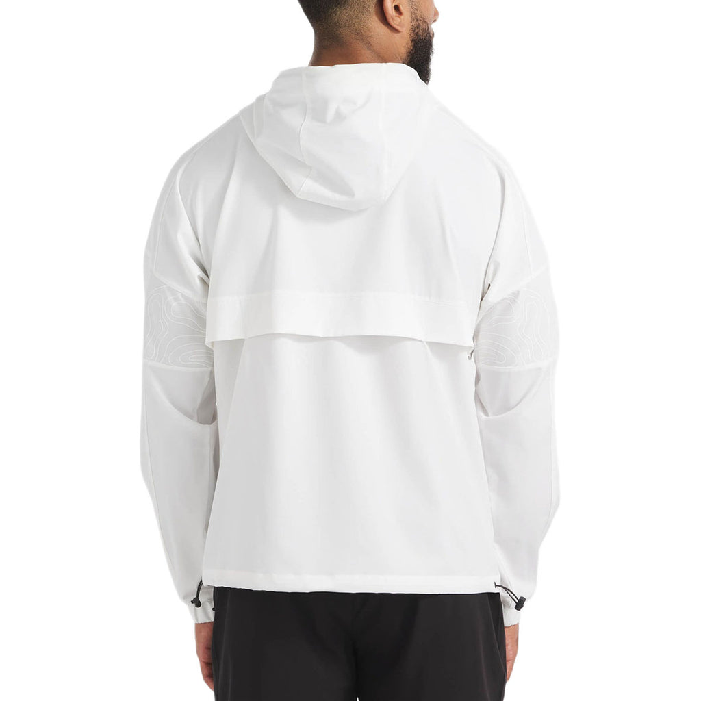 UNRL Men's White Golf DWR Track Jacket