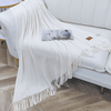 Logomark Cream Luxura RPET Throw Blanket