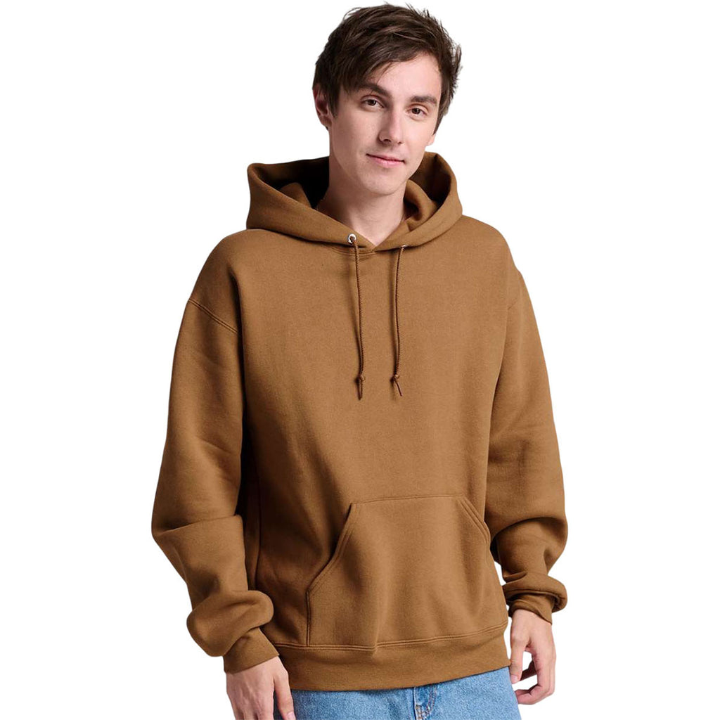 Jerzees Unisex Golden Pecan Rugged Hooded Sweatshirt