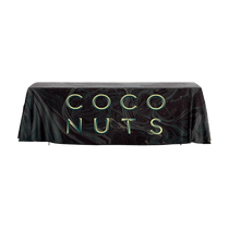 SnugZ White 8' Full-Color Drape Table Throw
