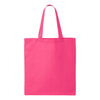 Q-Tees Hot Pink Economical Tote Bag