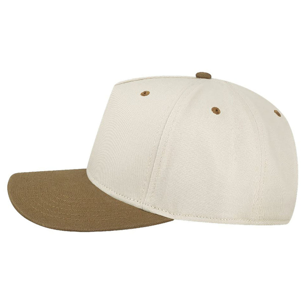 Legacy Stone/Brown Heritage Twill Cap