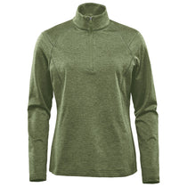 Stormtech Women's Sage Green Heather Treeline Performance 1/4 Zip Pullover