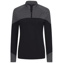Levelwear Women's Black Classic Stripes Pullover