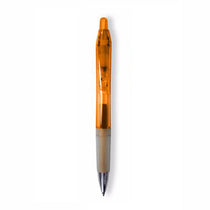 48-Hour BIC Clear Orange Intensity Clic Gel Pen with Black Ink