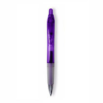 48-Hour BIC Clear Purple Intensity Clic Gel Pen with Black Ink
