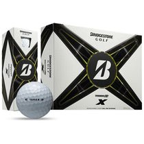 Bridgestone White Tour B X Golf Balls (One Dozen)