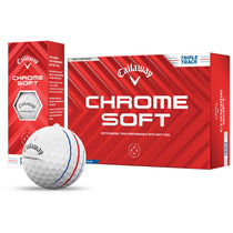 Callaway White Chrome Soft Triple Track Golf Balls (Half Dozen)