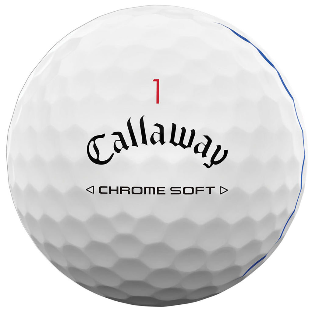 Callaway White Chrome Soft Triple Track Golf Balls (Half Dozen)