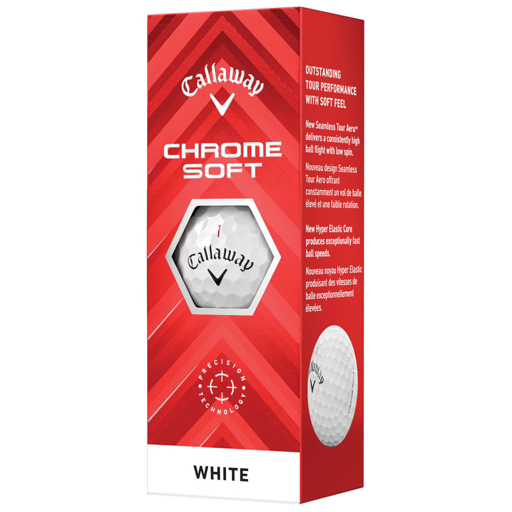 Callaway White Chrome Soft Golf Balls (Half Dozen)