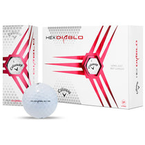 Callaway White Hex Diablo Golf Balls (One Dozen)