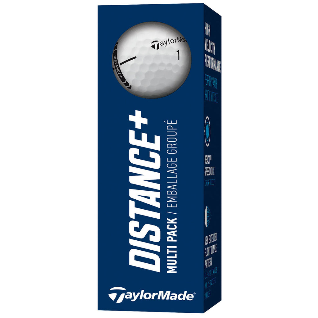 TaylorMade White Distance+ Golf Balls (One Dozen)