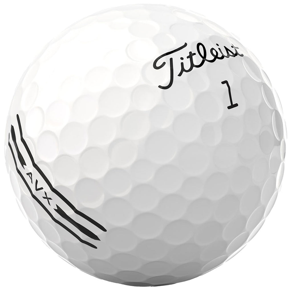 Titleist White AVX Golf Balls (One Dozen)