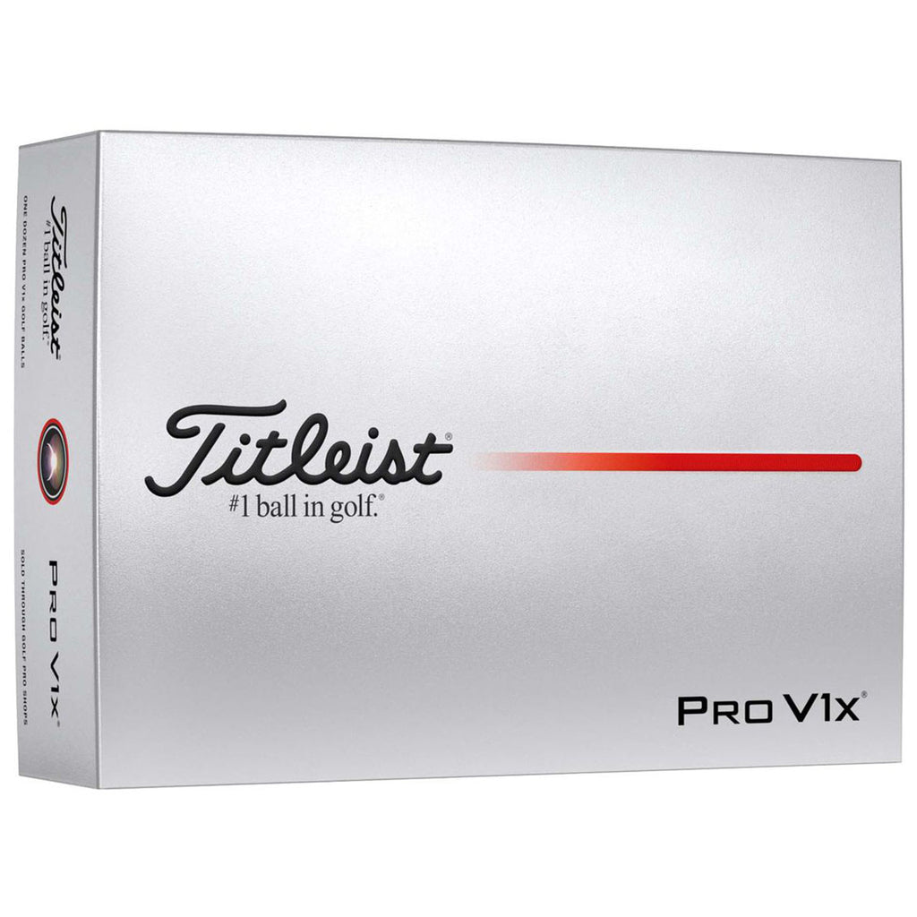 Titleist White Pro V1x Golf Balls (One Dozen)