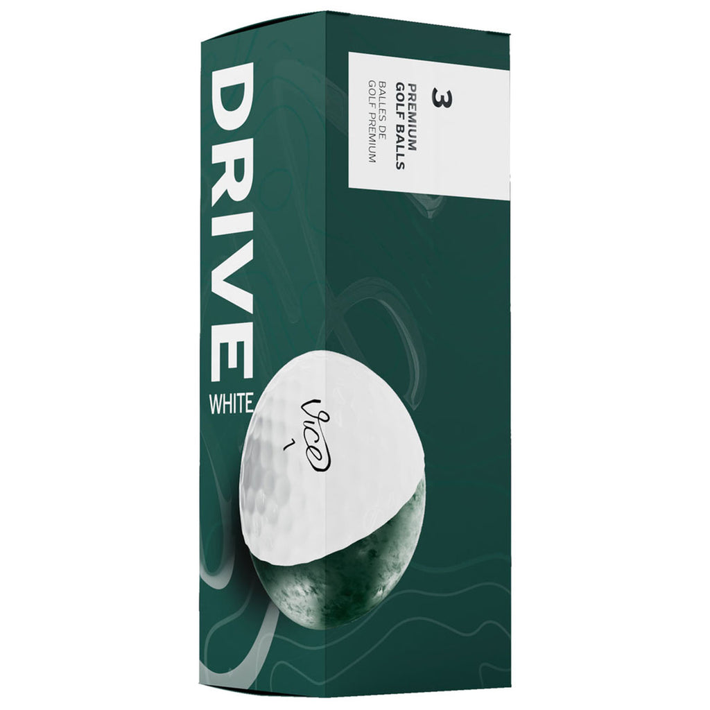 Vice White Drive Golf Balls (One Dozen)