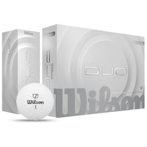 Wilson White Duo Soft Golf Balls (One Dozen)