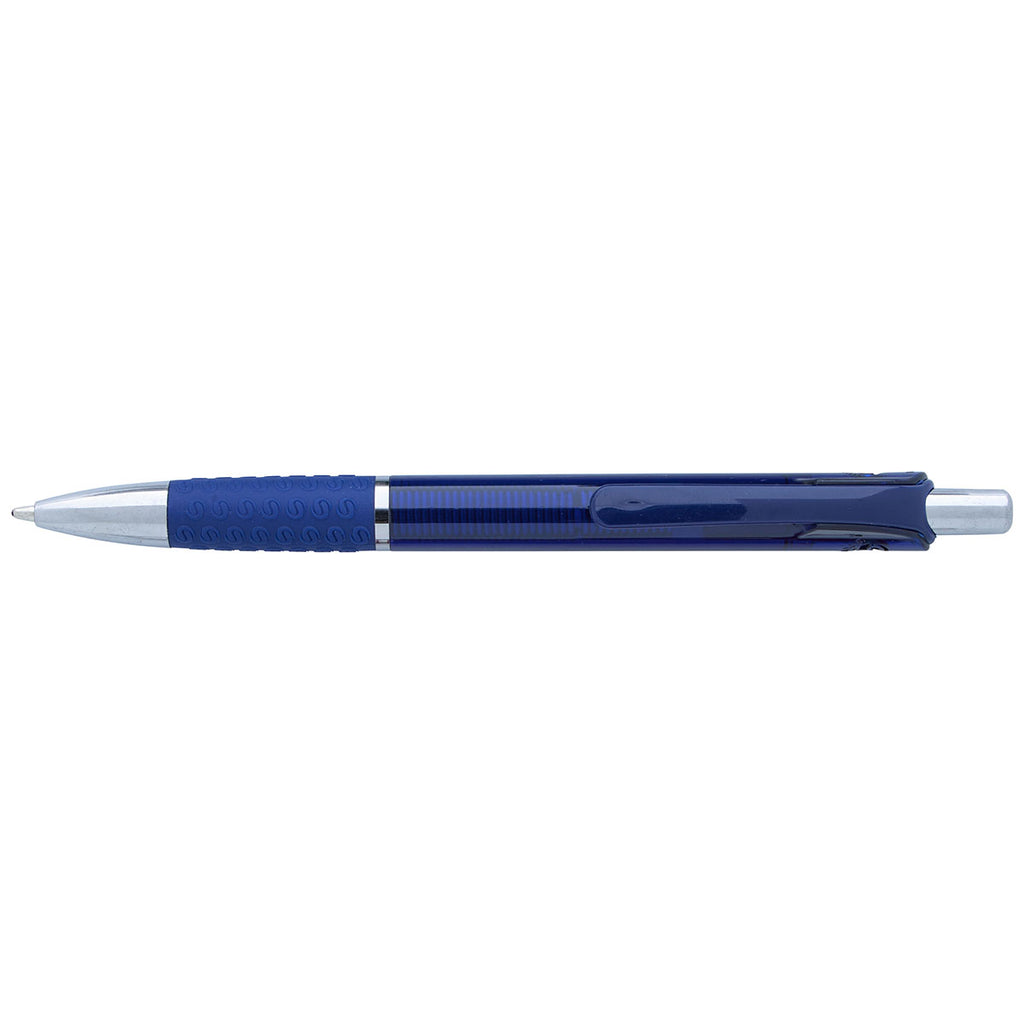 Souvenir Blue Translucent Image Grip Pen