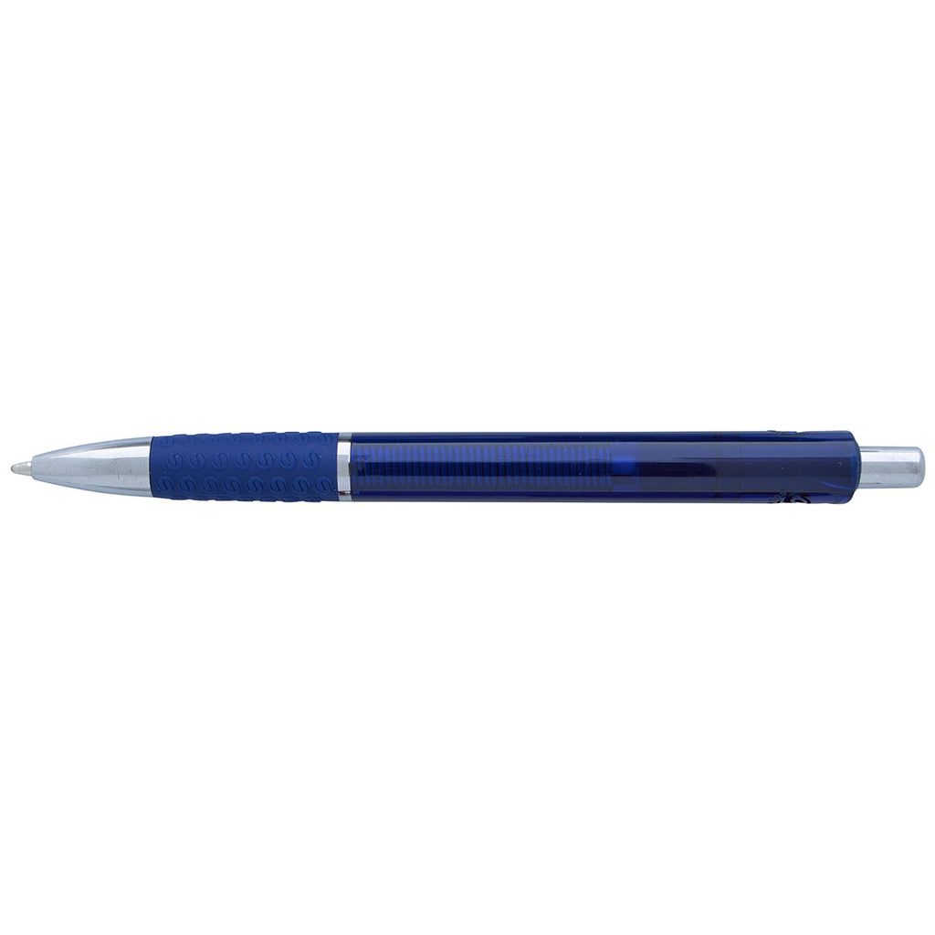 Souvenir Blue Translucent Image Grip Pen