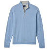 Johnnie-O Men's Lapis Hanks Lightweight Textured Quarter Zip Pullover