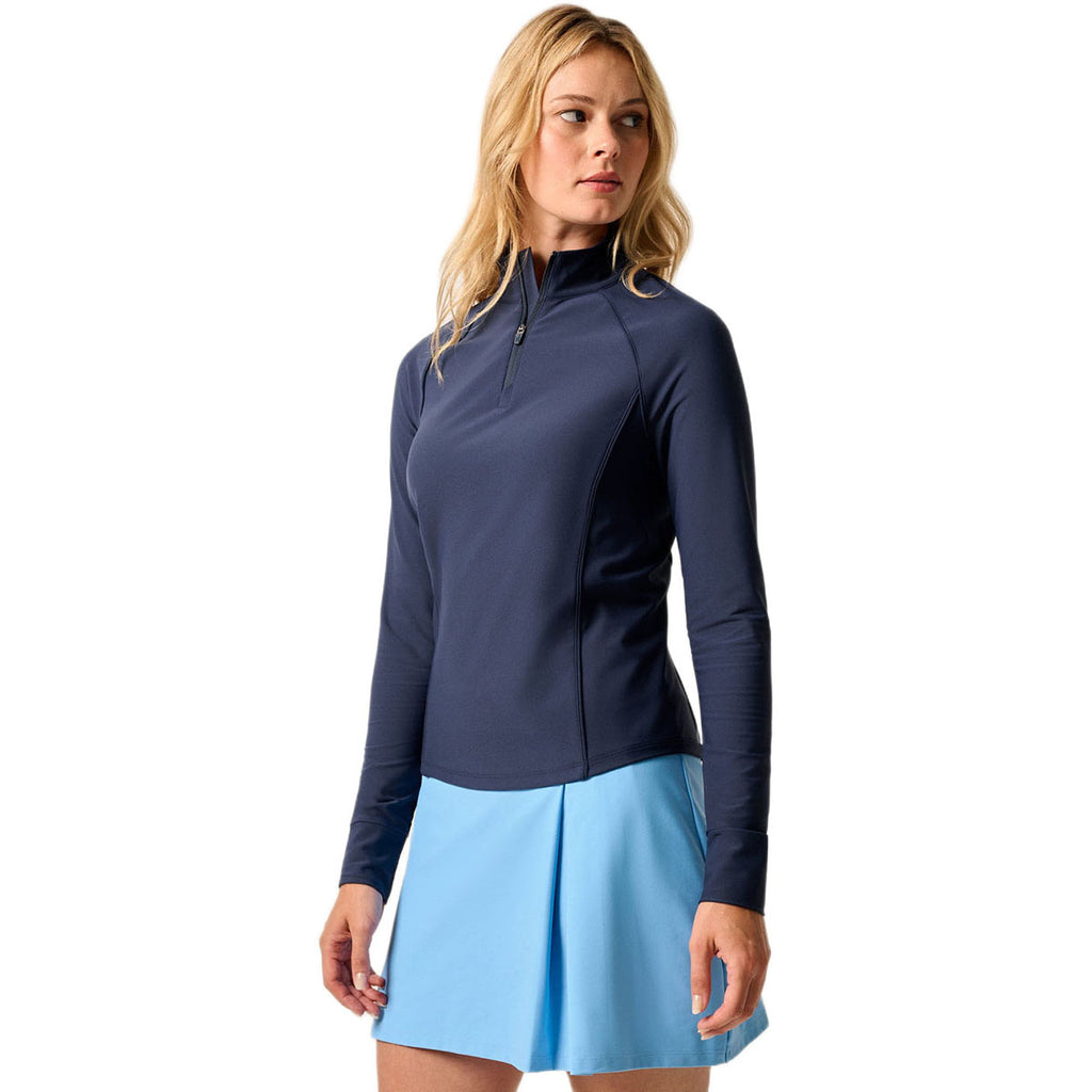 Johnnie-O Women's Navy Jasmine Performance 1/4 Zip
